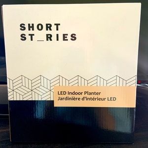 Short Stories LED Indoor Planter & Basil Seeds